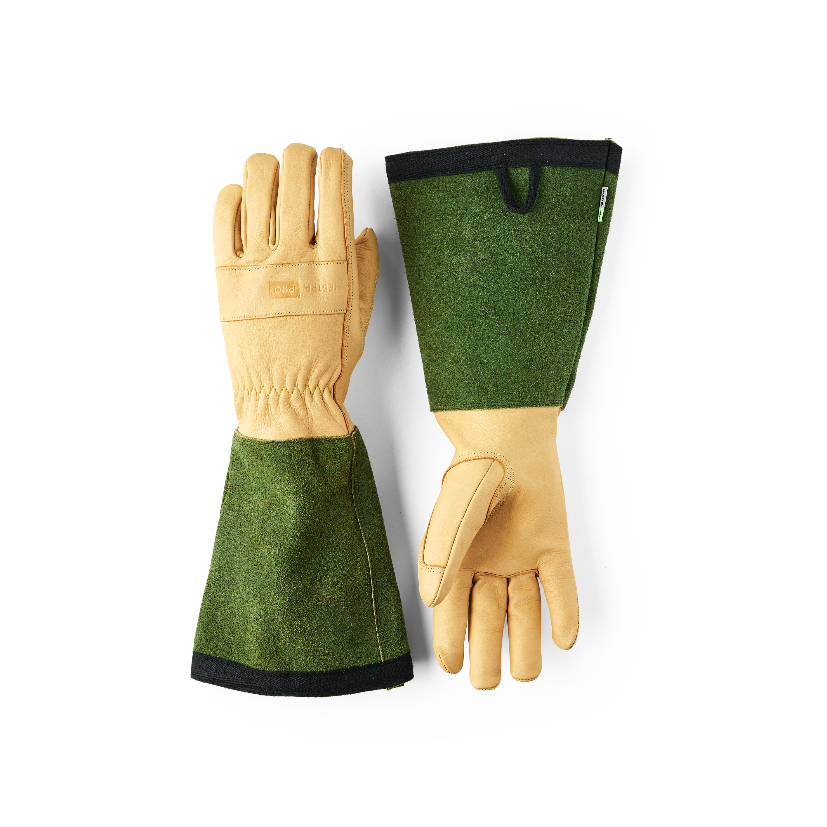 Hestra Gardeners Gauntlet handske i Gul – framifrån