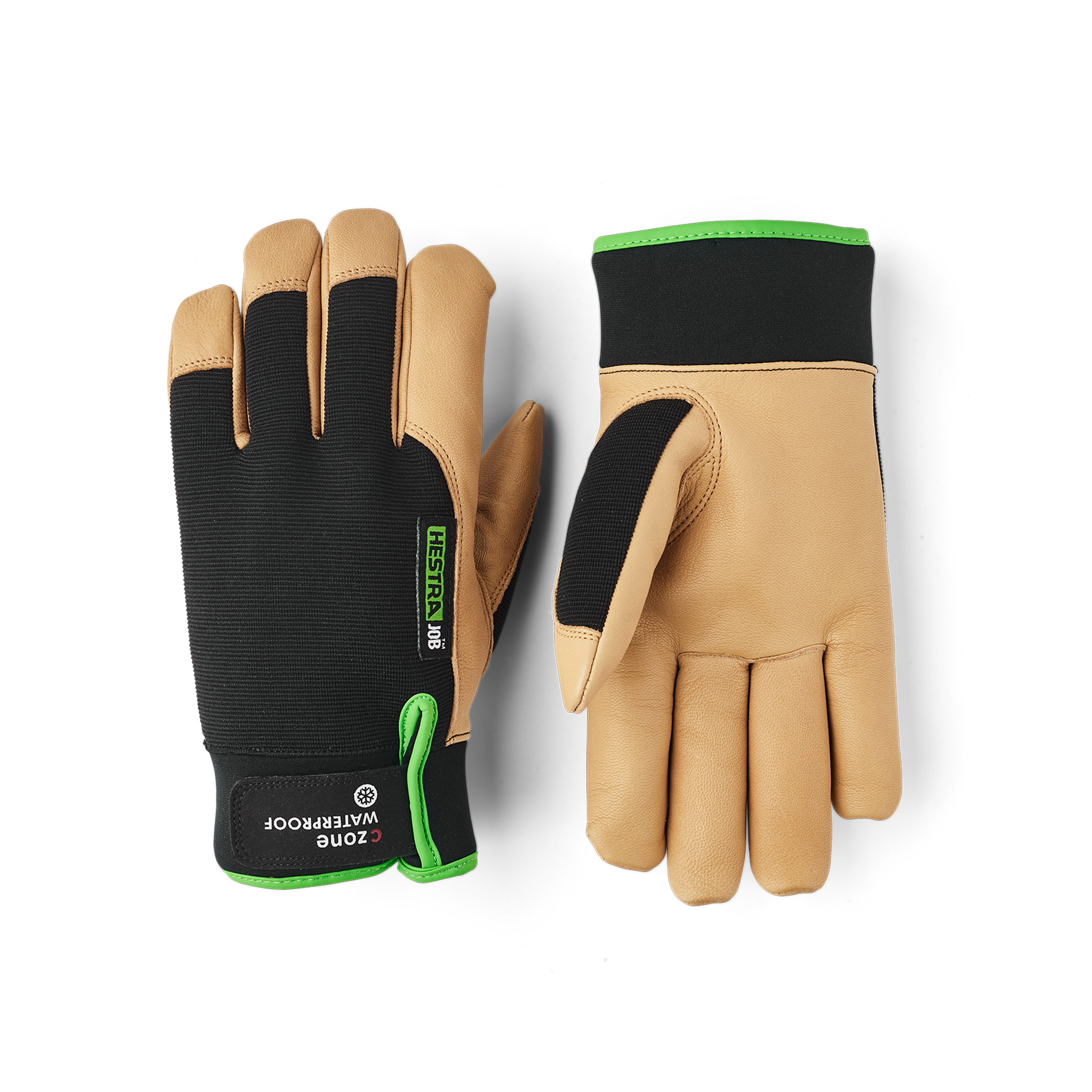 Hestra Kobolt CZone Winter Flex Tan handske i Tan – framifrån